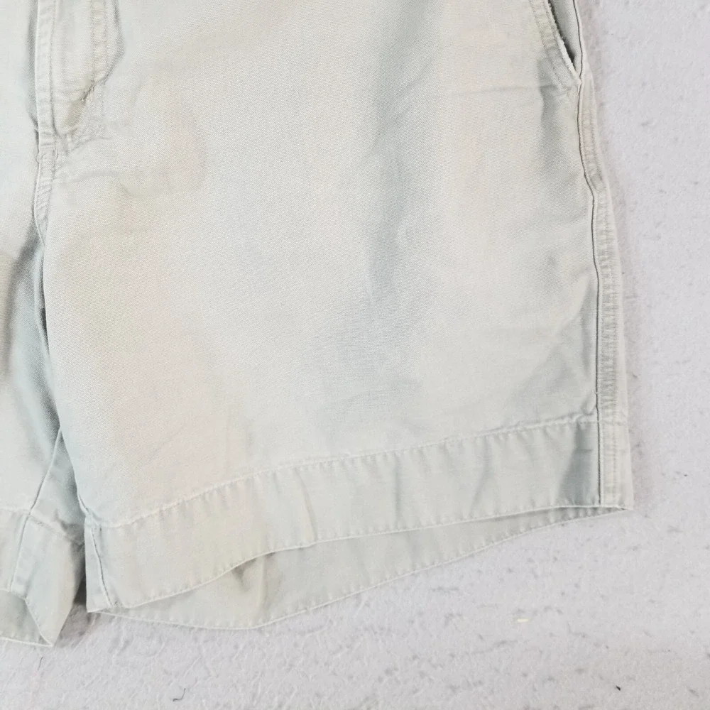 Columbia shorts‎ men's 38 x 7 khaki green cotton outdoor hiking Marine flawed
